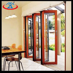 thermal break profiles aluminium folding doors double tempered glazing bifold door on China WDMA on China WDMA