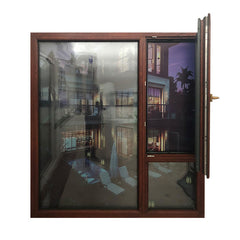 top quality aluminium alloy commercial system balcony double glazed window on China WDMA