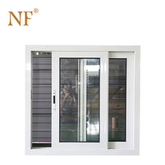 triple track standard sliding aluminum window sizes grill design on China WDMA