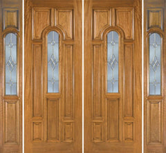 WDMA 100x96 Door (8ft4in by 8ft) Exterior Mahogany Talbot Double Door/2side w/ C Glass 1