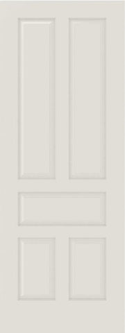 WDMA 12x80 Door (1ft by 6ft8in) Interior Bifold Smooth 5010 MDF 5 Panel Single Door 1