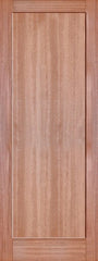 WDMA 24x80 Door (2ft by 6ft8in) Interior Barn Mahogany 1-Panel Solid Shaker Style Single Door SH-13 1