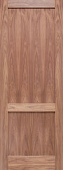 WDMA 24x80 Door (2ft by 6ft8in) Interior Swing Walnut 2-Panel Solid Shaker Style Single Door SH-17 1