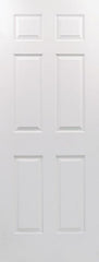 WDMA 30x80 Door (2ft6in by 6ft8in) Interior Swing Woodgrain 80in Colonist Hollow Core Textured Single Door|1-3/8in Thick 2