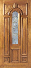 WDMA 30x80 Door (2ft6in by 6ft8in) Exterior Mahogany Ironbark Single Door w/ OL Glass 1