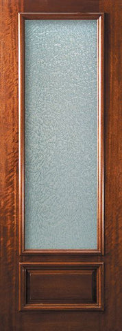 WDMA 32x96 Door (2ft8in by 8ft) French Mahogany 96in 3/4 Lite Portobello Door 1