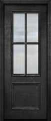 WDMA 32x96 Door (2ft8in by 8ft) Exterior 96in ThermaPlus Steel 4 Lite SDL 2/3 Lite Door 1