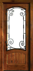 WDMA 34x78 Door (2ft10in by 6ft6in) Exterior Knotty Alder Keowee Boneau Single Door 1