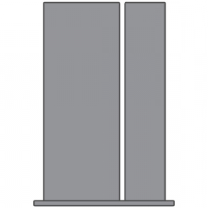 WDMA 38x80 Door (3ft2in by 6ft8in) French Fir 80in Full Lite 1 Lite Single Door/1side 3