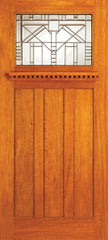 WDMA 42x80 Door (3ft6in by 6ft8in) Exterior Mahogany Craftsman Style Entry Doors for Arts and Crafts Home 1