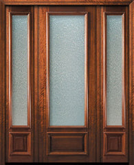 WDMA 66x96 Door (5ft6in by 8ft) French Mahogany 42in x 96in 3/4 Lite Portobello Door /2side 1