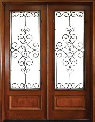 WDMA 68x78 Door (5ft8in by 6ft6in) Exterior Mahogany Gilford Double Wakefield 1