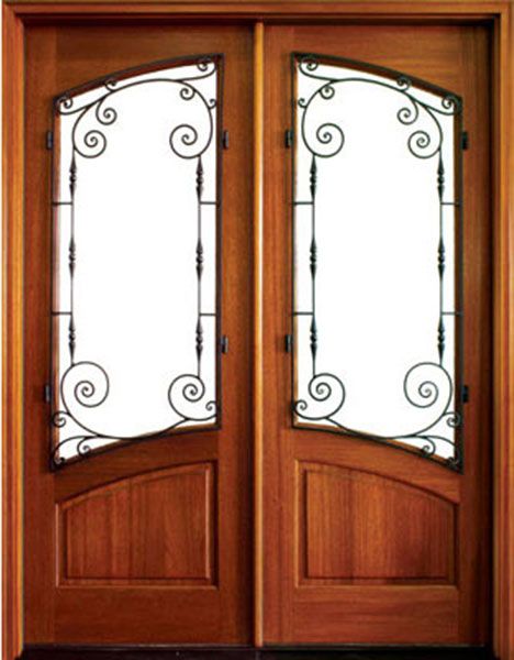 WDMA 68x78 Door (5ft8in by 6ft6in) Exterior Mahogany Boneau Double Aberdeen 1