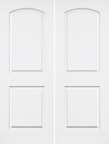 WDMA 68x96 Door (5ft8in by 8ft) Interior Swing Smooth 96in Caiman Solid Core Double Door|1-3/4in Thick 1