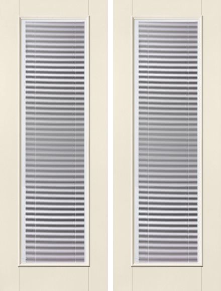 WDMA 68x96 Door (5ft8in by 8ft) French Smooth Raise/Tilt 8ft Full Lite W/ Stile Lines Star Double Door 1