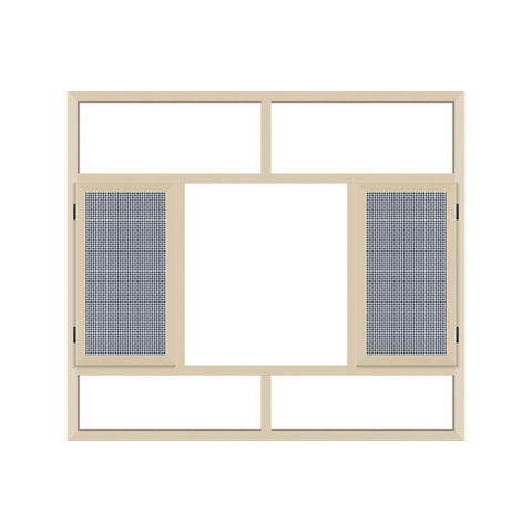 WDMA Aluminum Door Window With Mosquito Net Price For Nepal Market