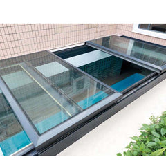 China WDMA Custom Aluminum Skylight Triple Glazed Roof Window Design