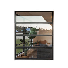 WDMA tempered single glass awning window