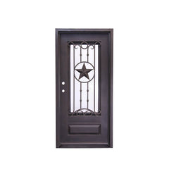 WDMA interior wrought iron door Steel Door Wrought Iron Door 