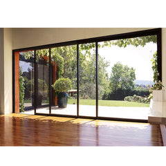 China WDMA Price Of Outside Push To Open Aluminium Panoramic Performance Overhang Parking Sliding Door System Mechanism